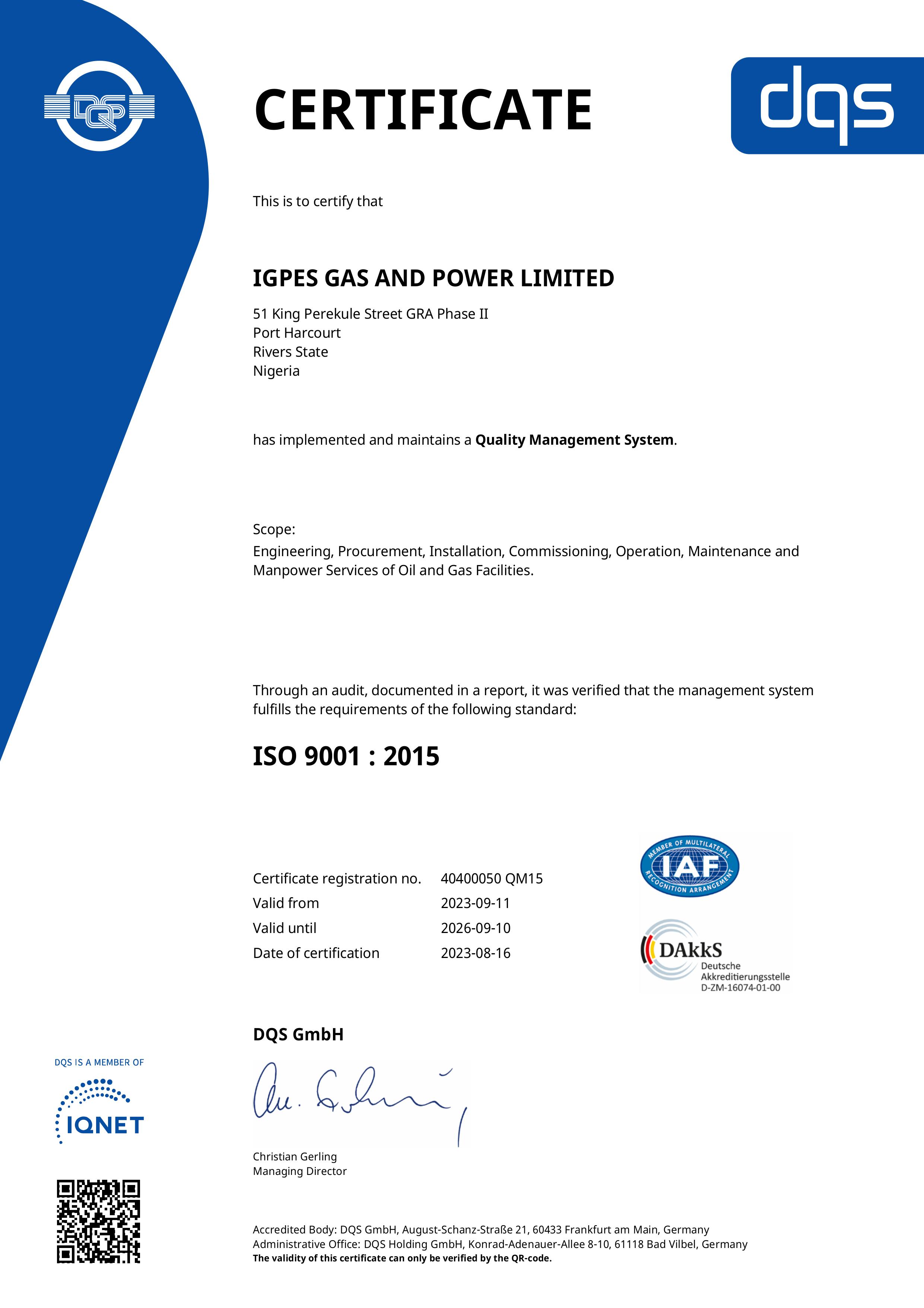 Certificate 3