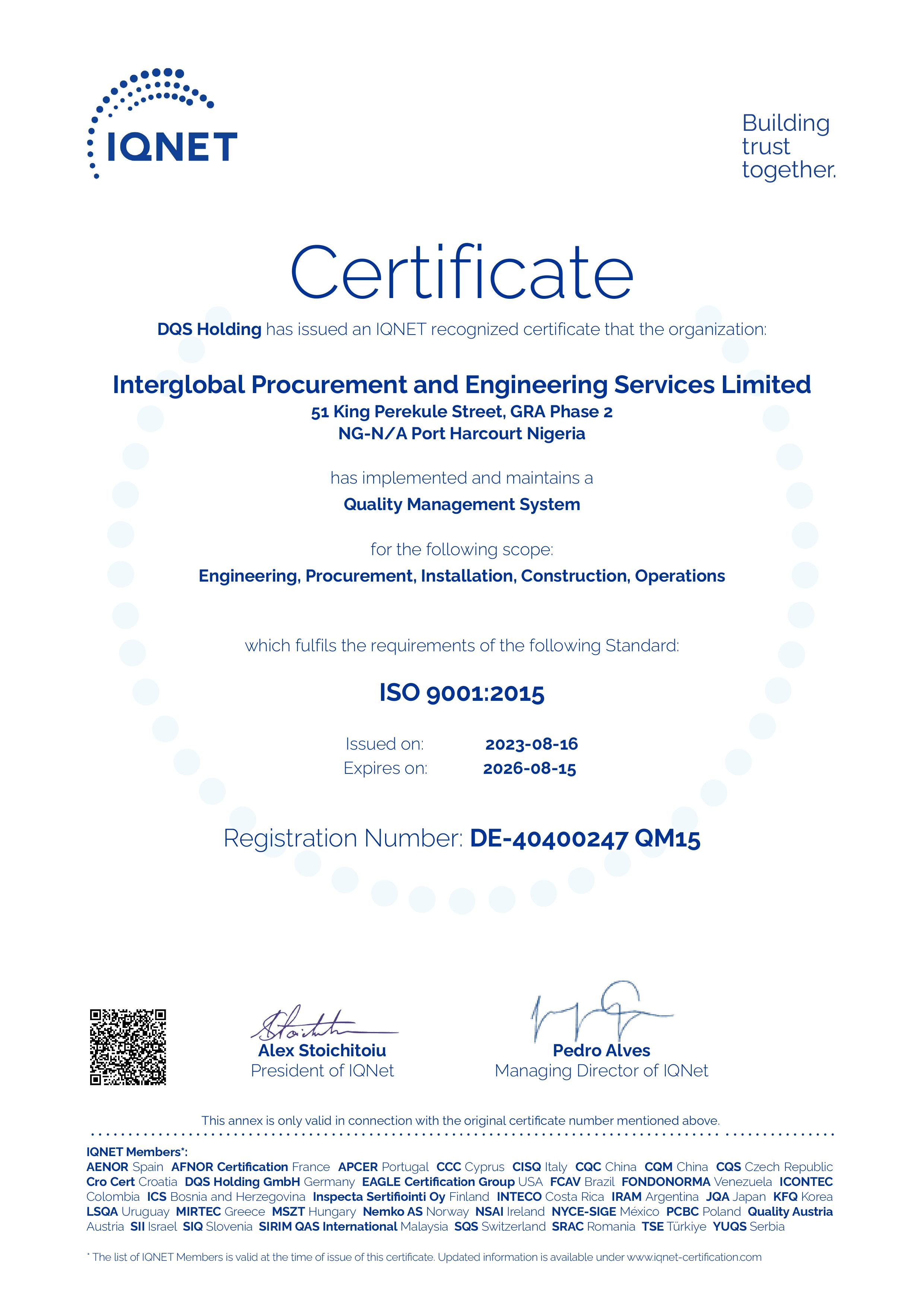 Certificate 5